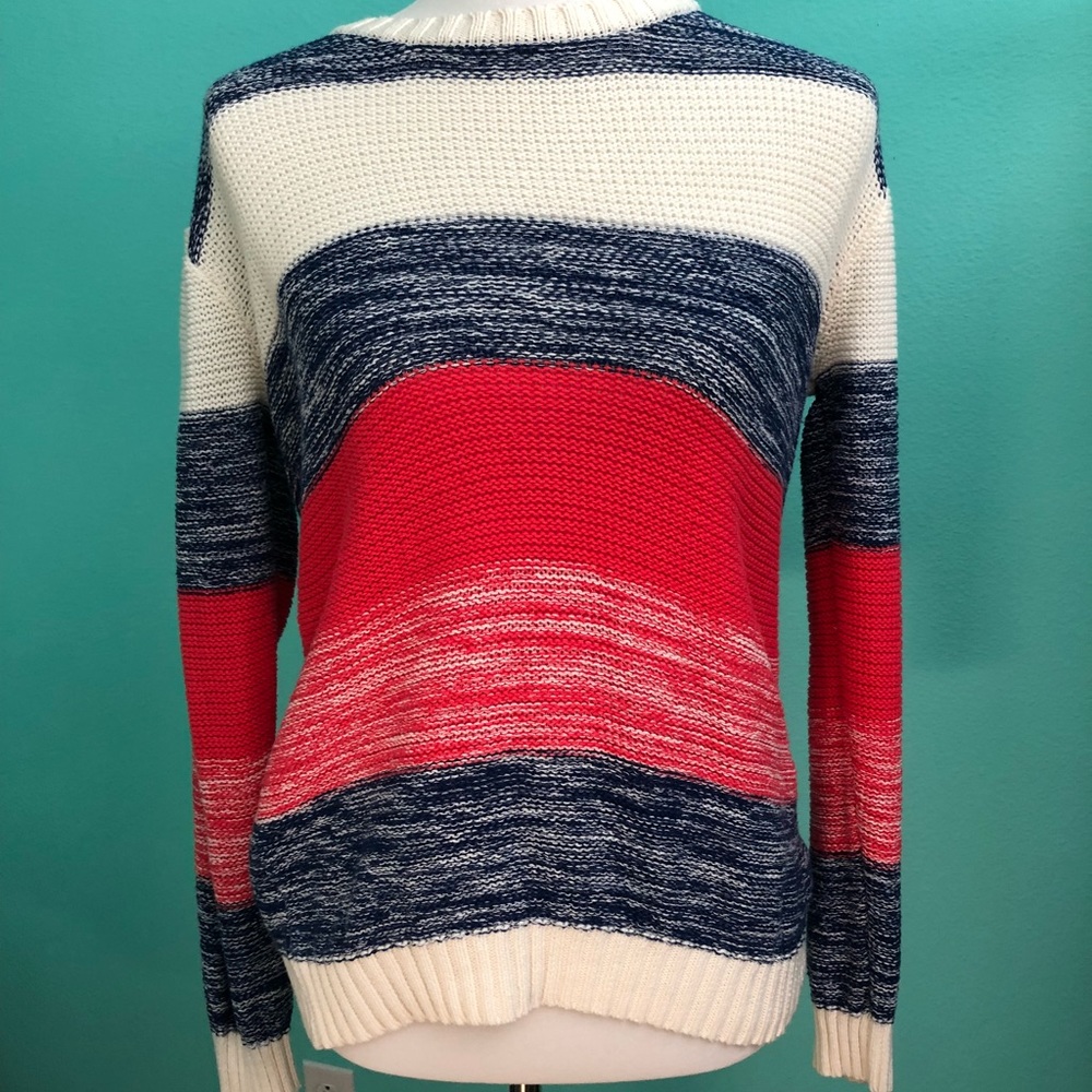 Crewneck Striped Sweater
